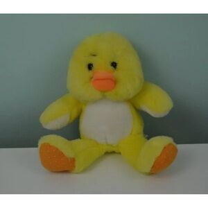 McCrory Corp Duck Plush Stuffed Animal Toy Yellow Orange Commonwealth of PA 7"